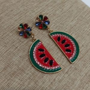 Watermelon earrings